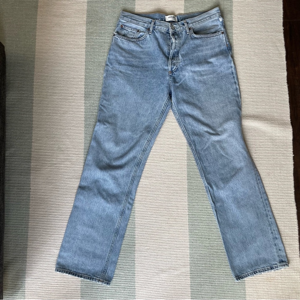 Agolde Light Blue Denim Jeans, women’s size 30, 90s fit.